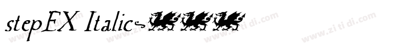 stepEX Italic字体转换
